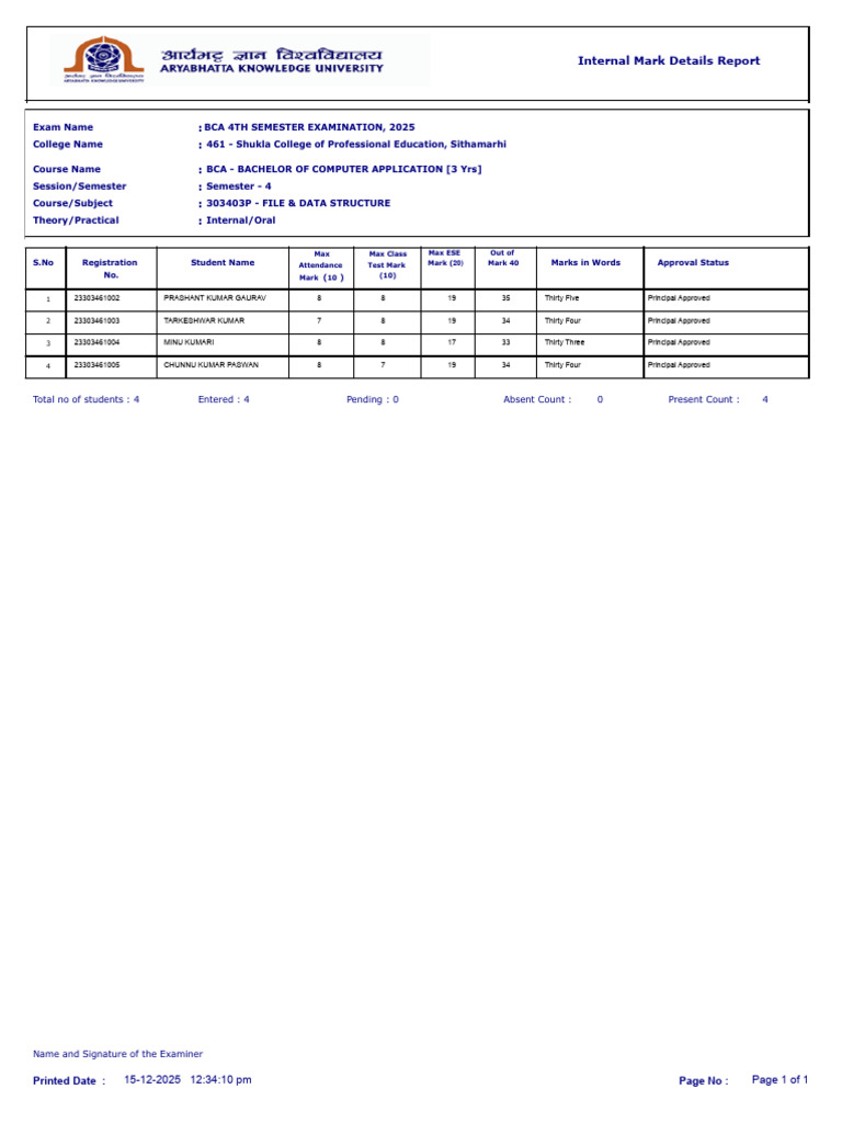 4th Bca File & Data Structure p | PDF