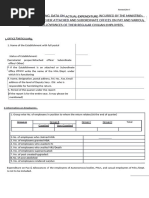 Rajasthan Absentee Statement GA 90 Format | PDF
