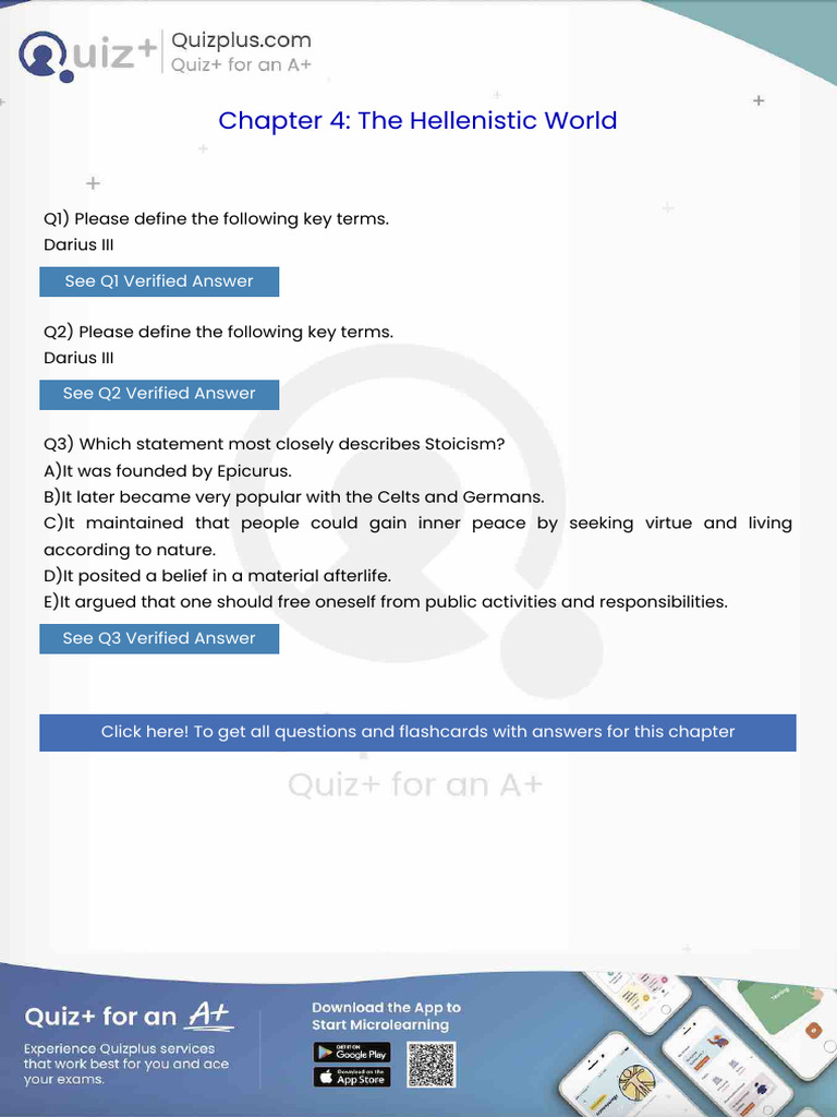 Please Define the Following Key Termsdarius III | PDF