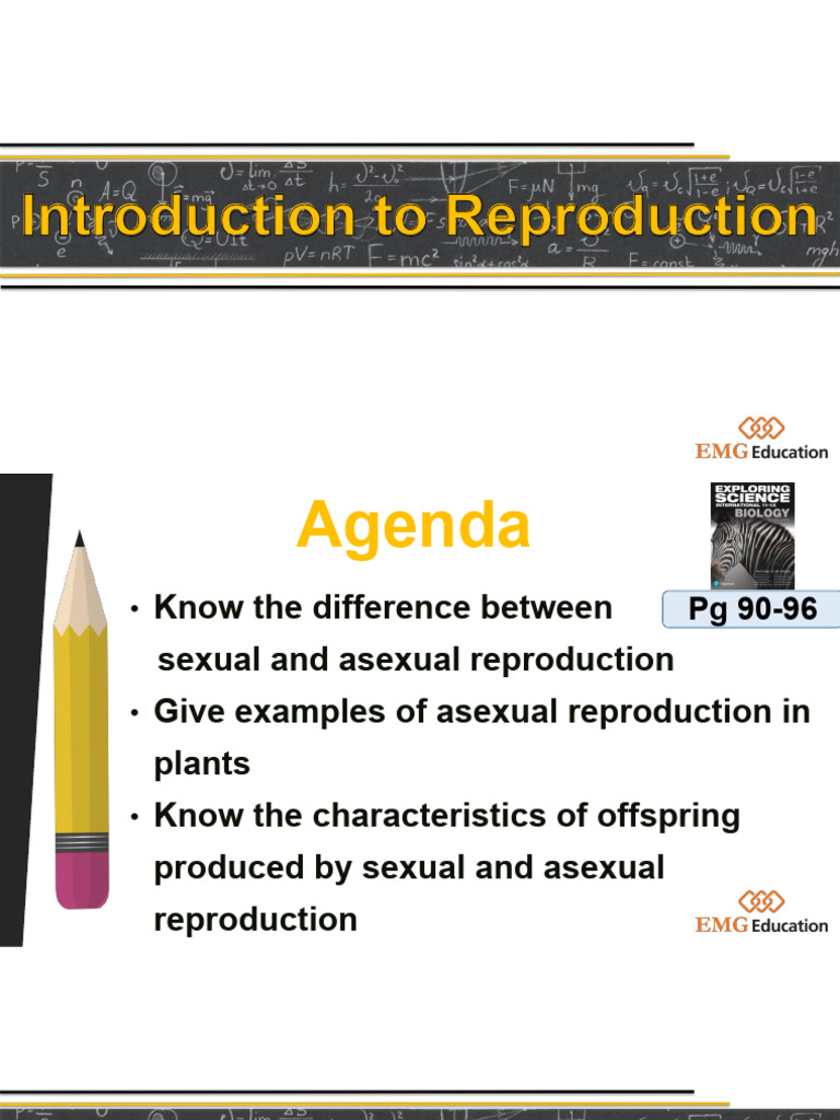 1. Intro to Reproduction - Lesson | PDF