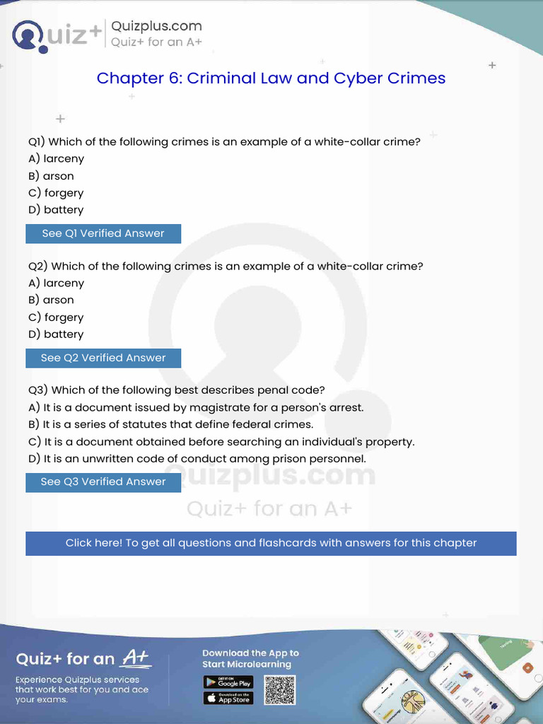 Which of the Following Crimes is an Example of a Whitecollar Crime ...
