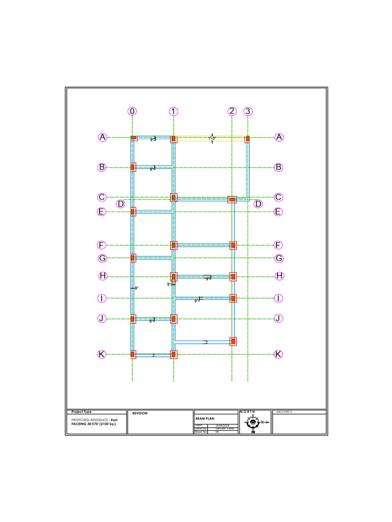 Beam Layout Plan | PDF