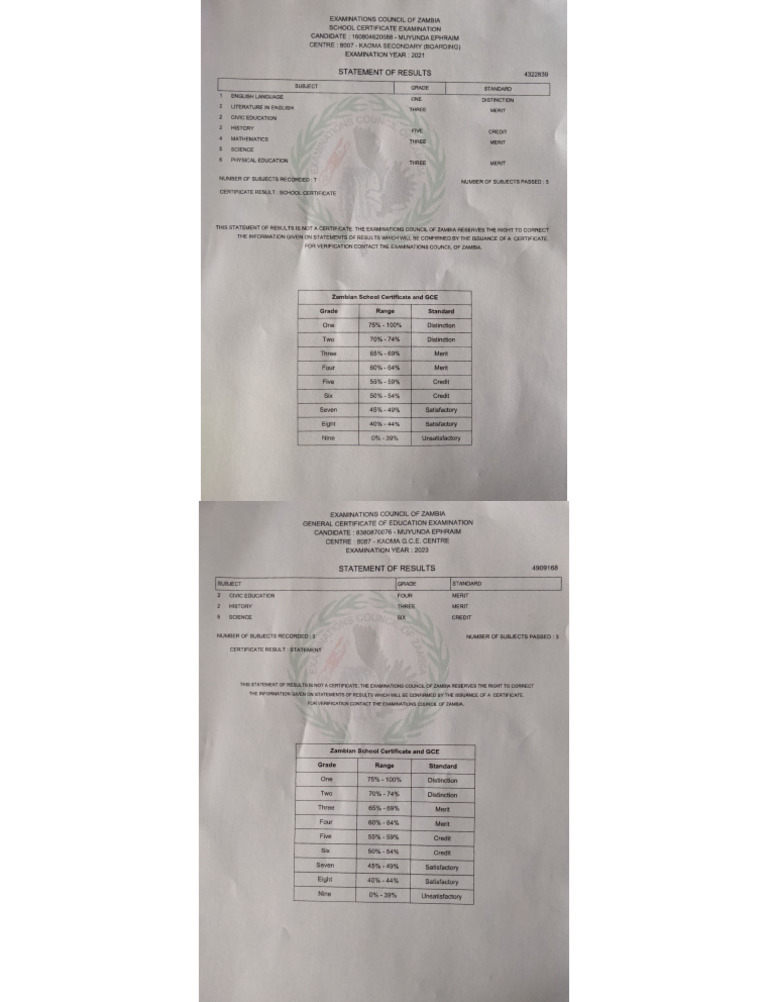 24270 Grade 12 Grades | PDF
