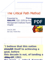 The Critical Path Method