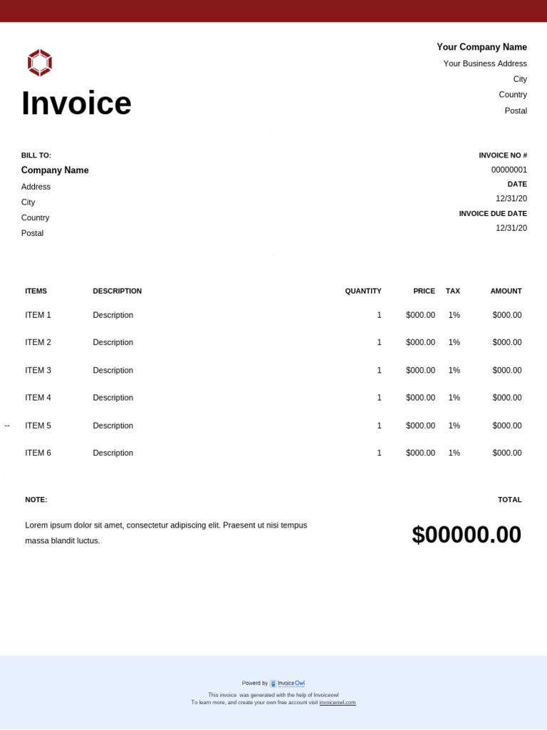 Material Purchase Invoice Template (2) | PDF | Invoice | Accounting