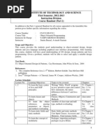 Birla Institute of Technology and Science First Semester, 2012-2013 Instruction Division Course Handout (Part 2)