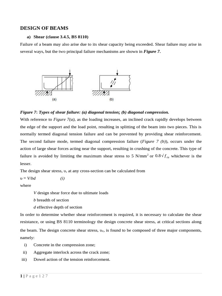Beam Design (1) | PDF