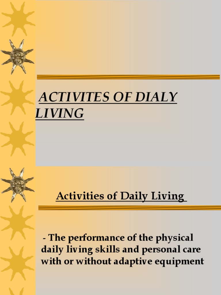 Klein-Bell ADL Scale Overview | PDF | Disability | Physical Therapy