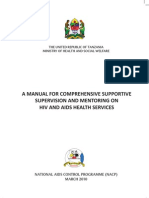 A Manual For Comprehensive Supportive Supervision and Mentoring On Hiv and Aids Health Services