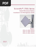 Extendair (TDD) Series: Digital Microwave Radios Installation and Management Guide