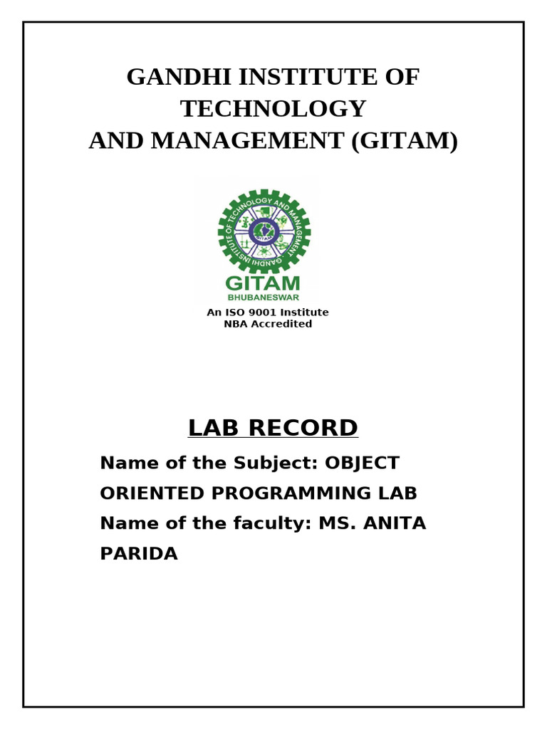 oop lab | PDF | String (Computer Science) | Java (Programming Language)