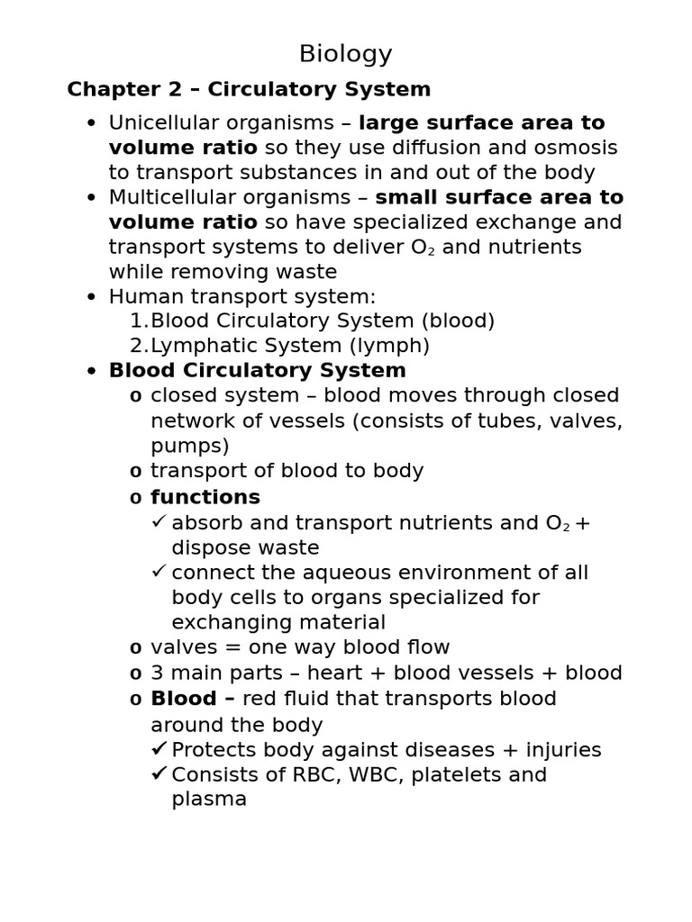 chapter 2 - circulatory system | PDF | Ventricle (Heart) | Heart