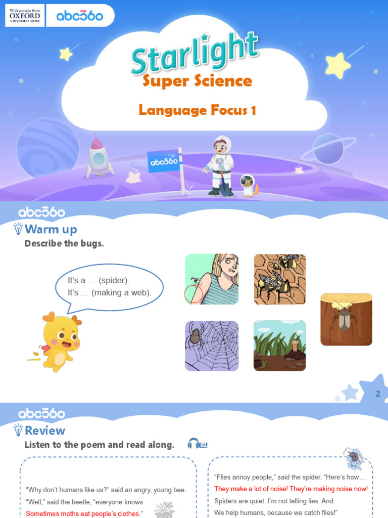 Unit 1 Lesson 3 Super Science Language Focus 1 | PDF | Insects | Zoology