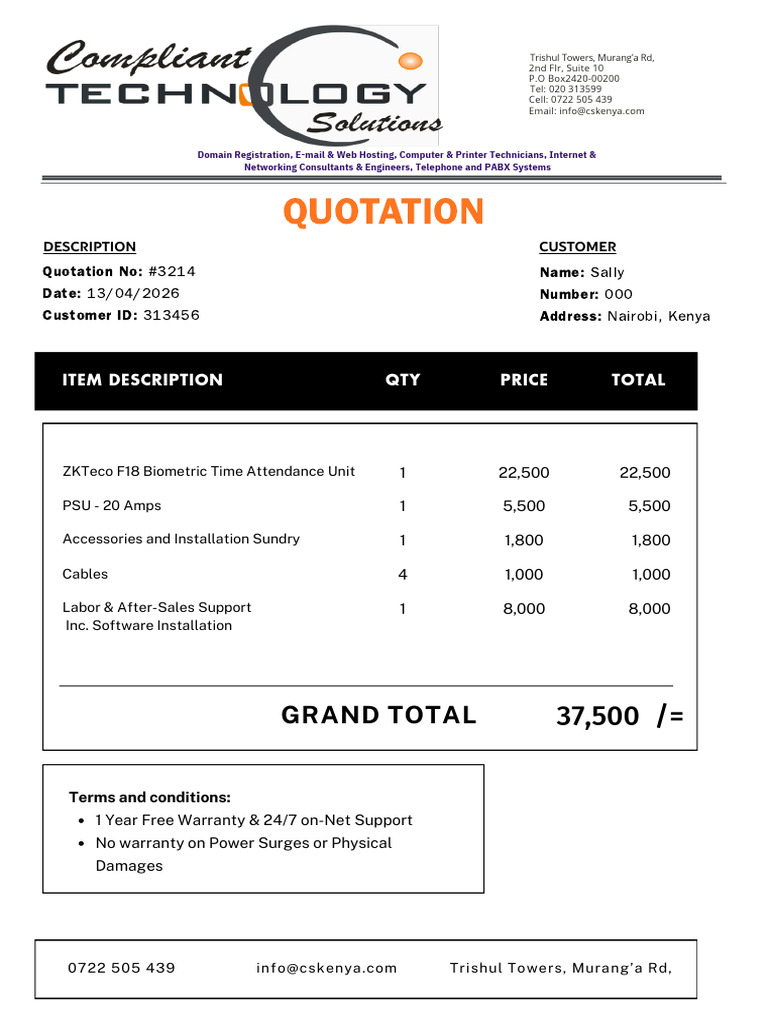 Quatation | PDF