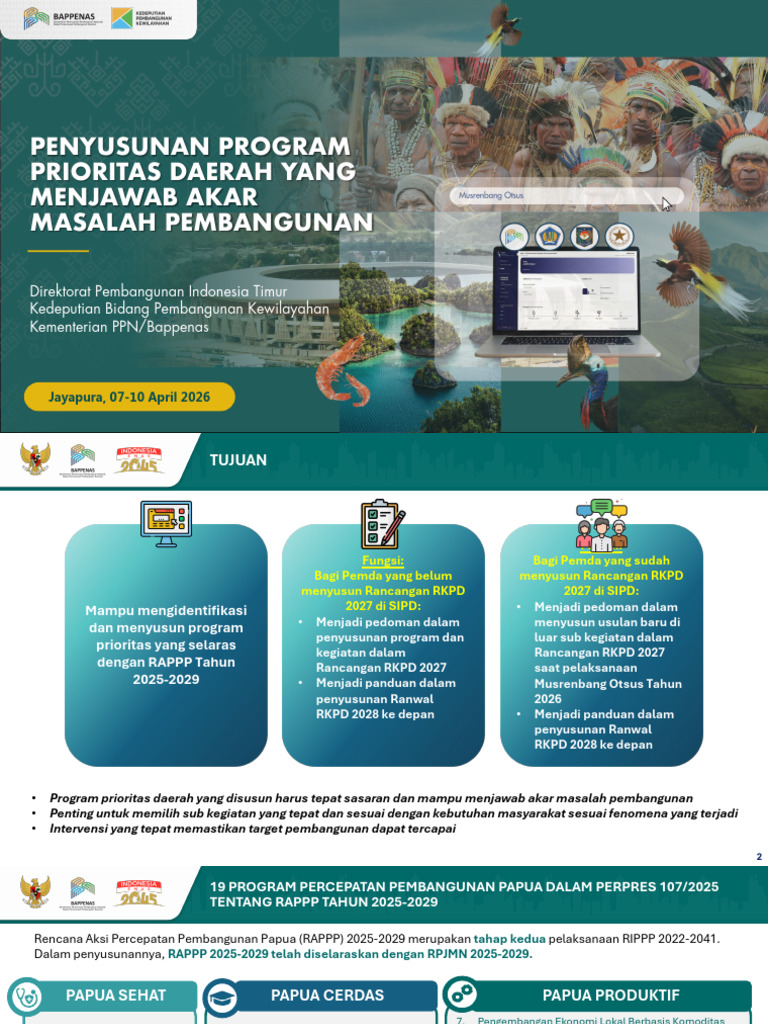 Materi 5 - Penyusunan Program Prioritas Daerah | PDF