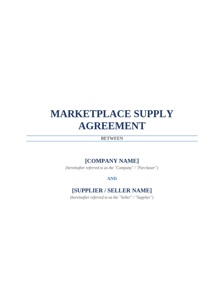 Supply Agreement Cross Border | PDF | Indemnity | Taxes