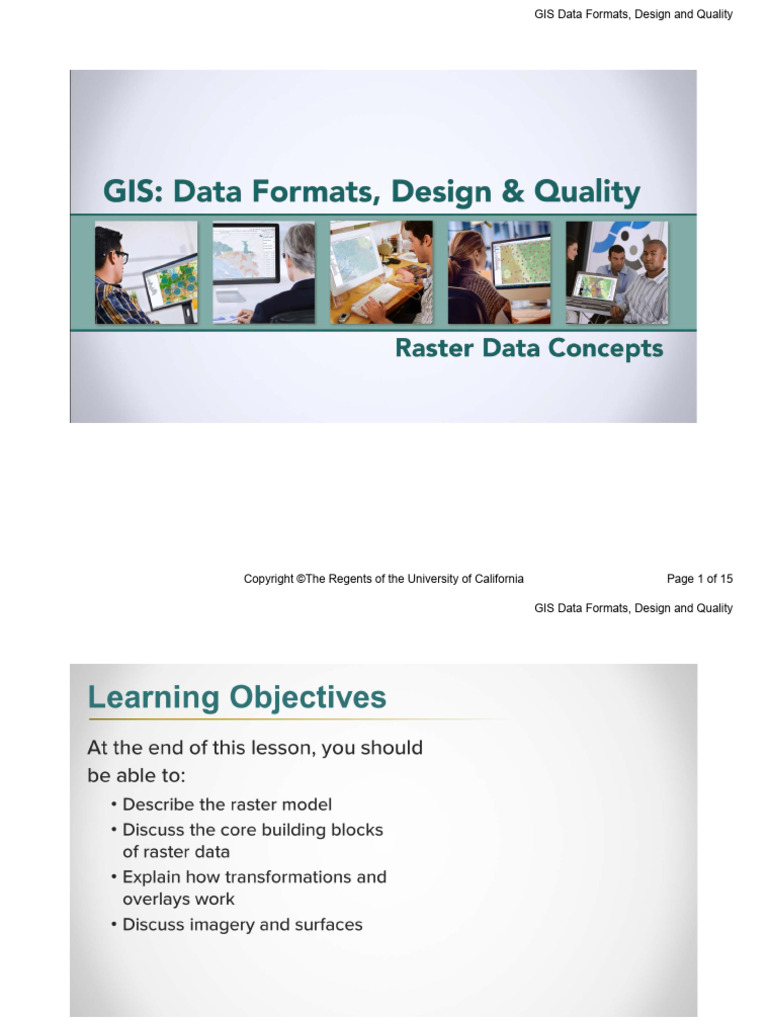 1-4 Konsep Data Raster | PDF | Data | Information Technology