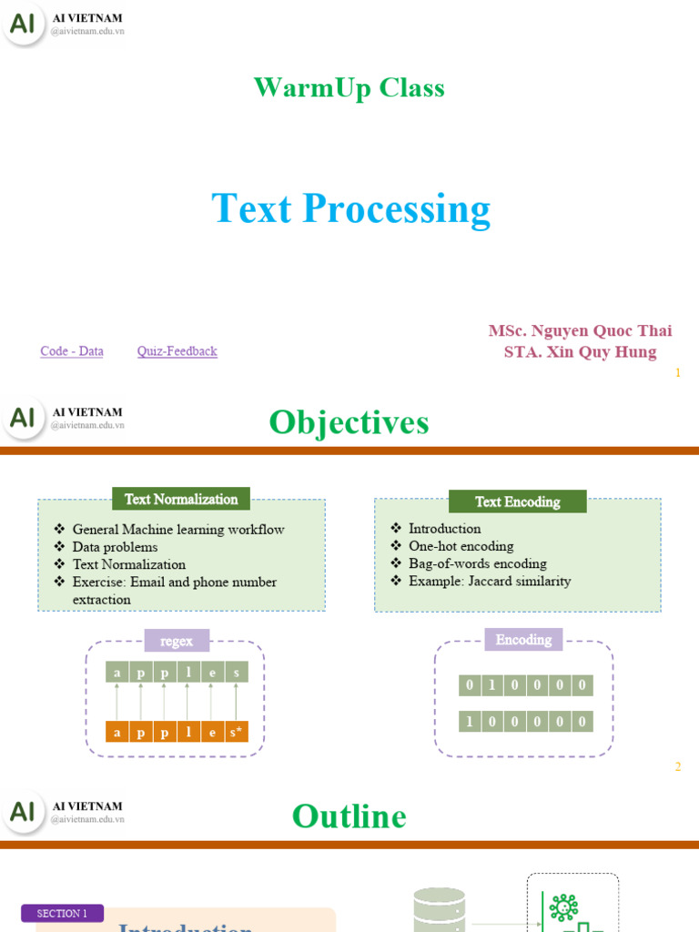 Documents - 2026 1 - WARM UP 01 REVIEW13 (Text Preprocessing) - (Slide ...