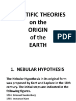 Scientific Theories On The Origin of The Earth