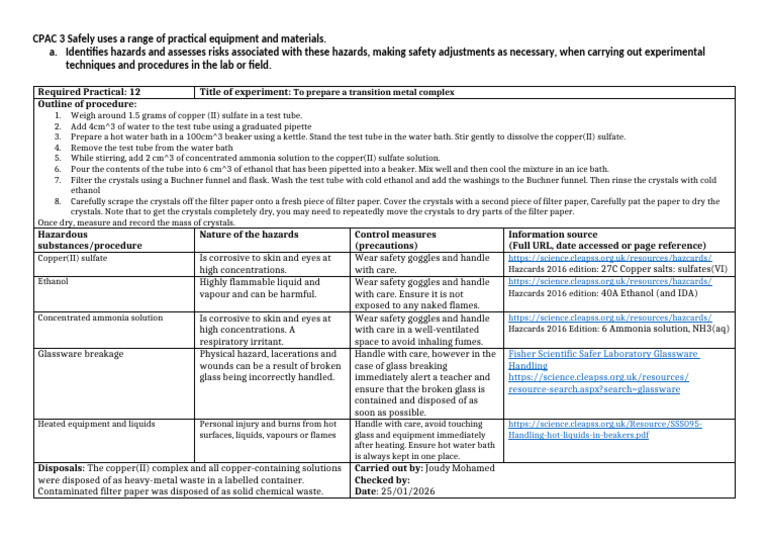 CPAC 12 | PDF | Ammonia | Materials