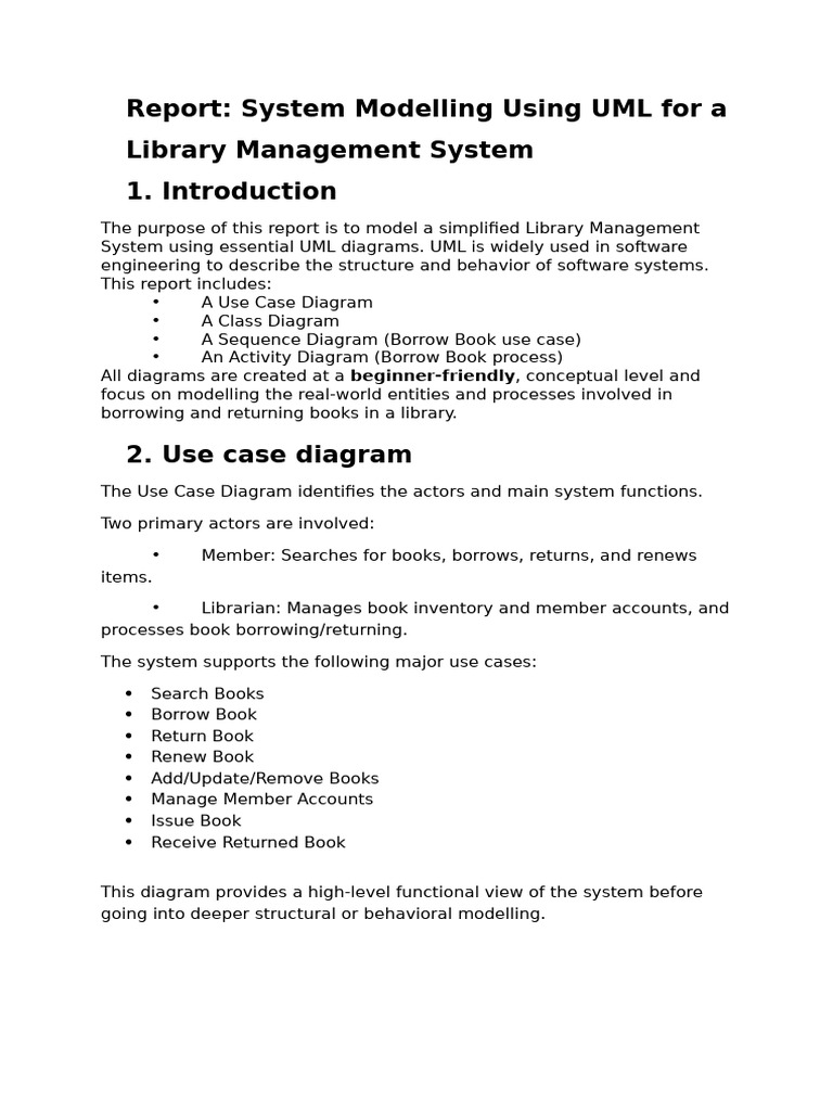 Lec. 07 SE - System Modelling Using UML Diagrams (1) | PDF | Use Case ...