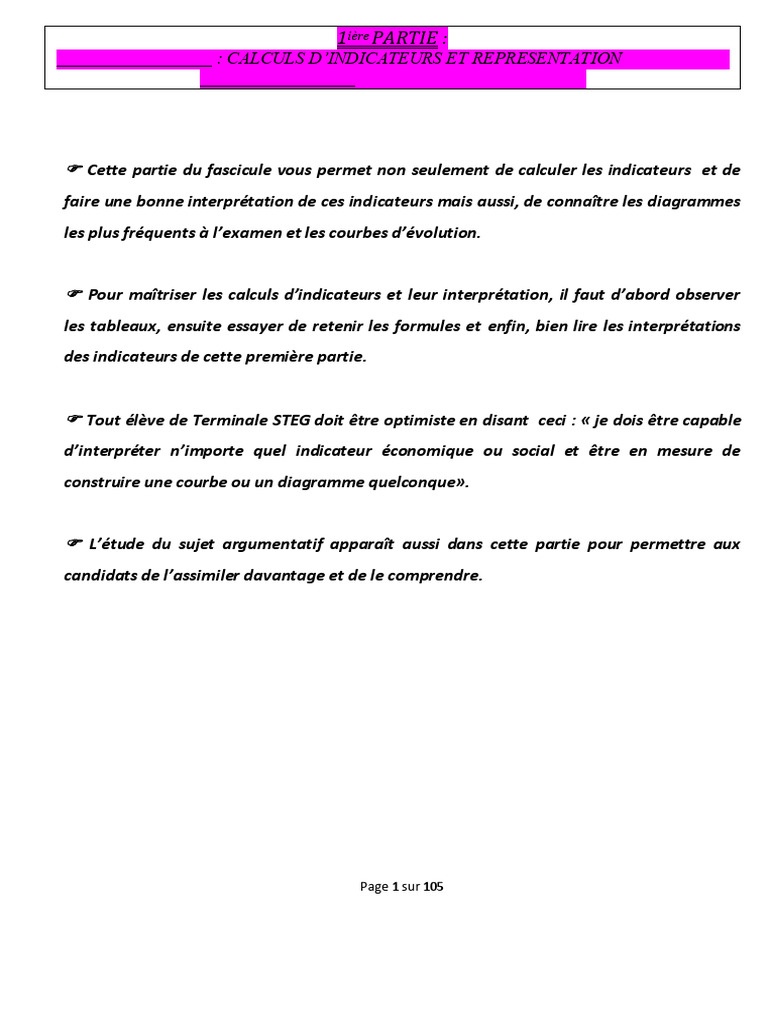 Nouveau Fascicule Tsteg 2025 | PDF | Indice de développement humain ...
