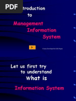 Management Information System: Course Developed by K.K.Nigam