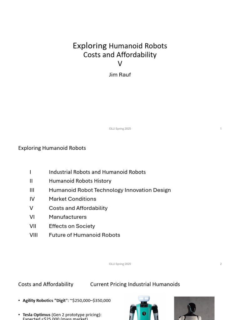 Exploring Humanoid Robots 5 | PDF | Robotics | Automation