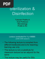 Sterilization &amp; Disinfection