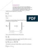 Finite Difference Method Using MATLAB