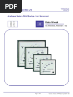 DEIF EQ Series Meter Data Sheet | PDF | Alternating Current | Electricity