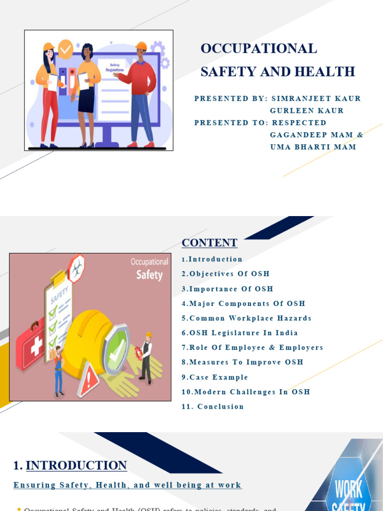 Occupational Safety and Health | PDF | Occupational Safety And Health ...