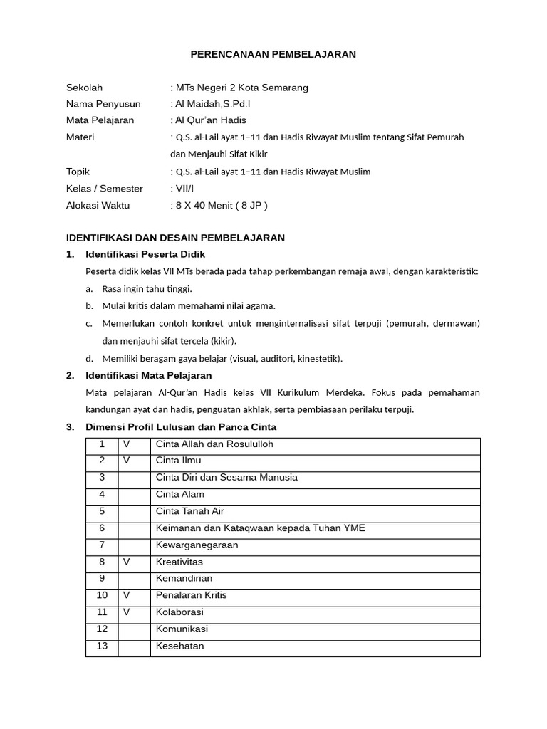 Contoh RPP PM KBC | PDF