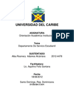 Servicios Estudiantiles 2