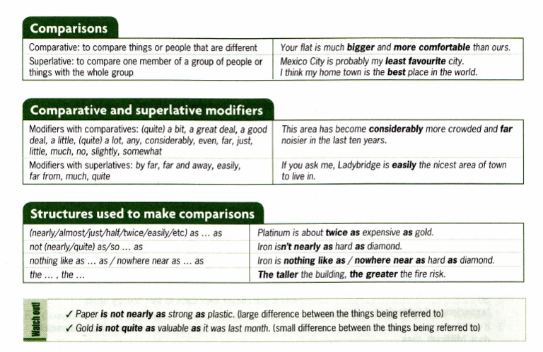 Comparisons | PDF