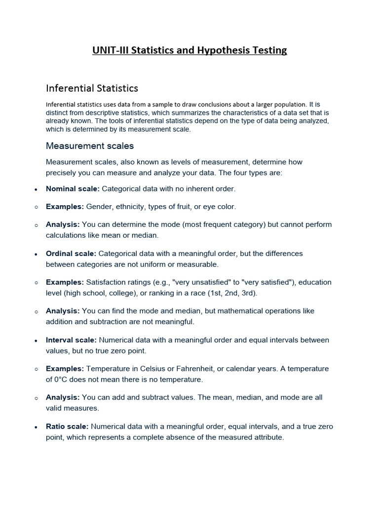 Unit3 Ds | PDF | F Test | Statistics