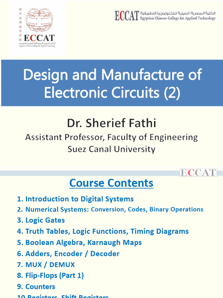 LEC 1 Numbering Systems NEW | PDF | Digital Electronics | Integrated ...