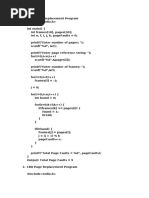 LRU Page Replacement Algorithm in C | PDF | Computing | Computer Science