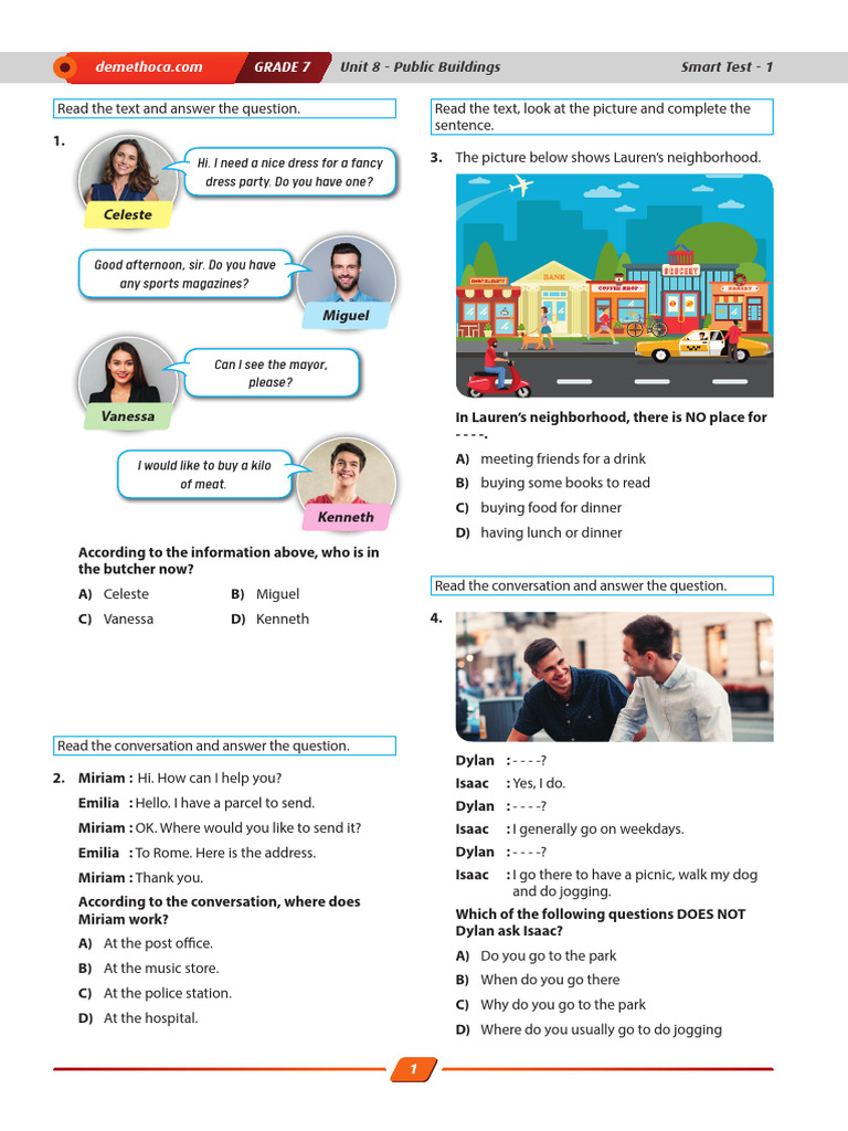7.8 Smart Test 1 | PDF