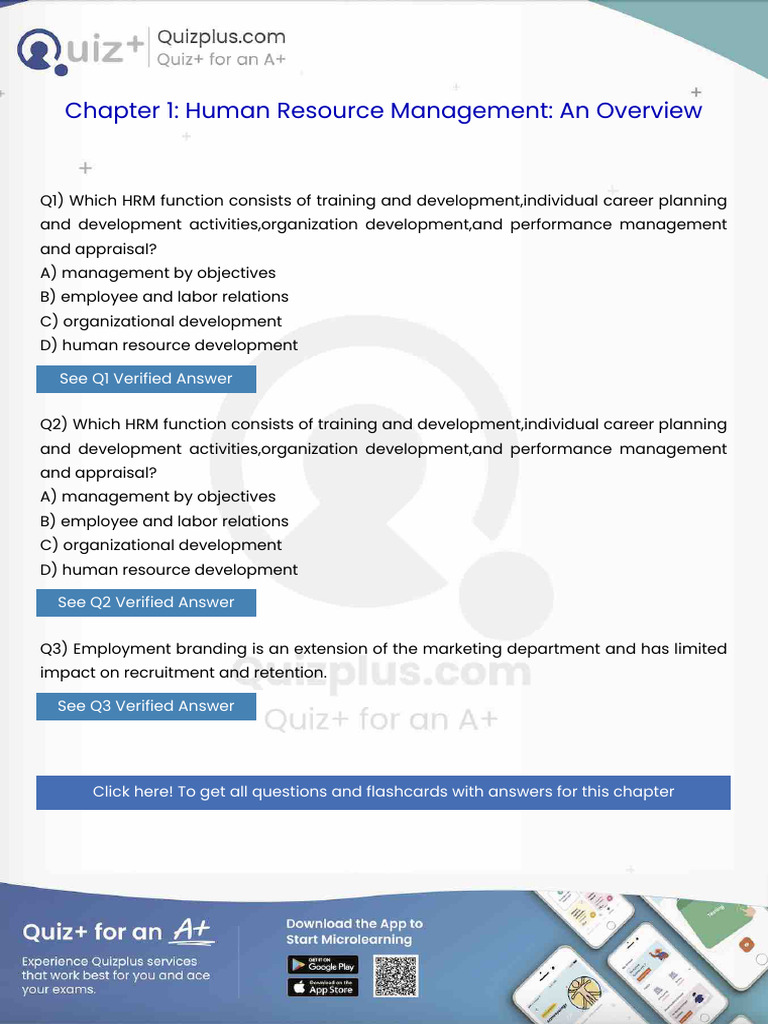 Which Hrm Function Consists of Training and Developmentindividual ...