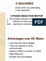 Ac Machines: 3 Phase Induction Motor