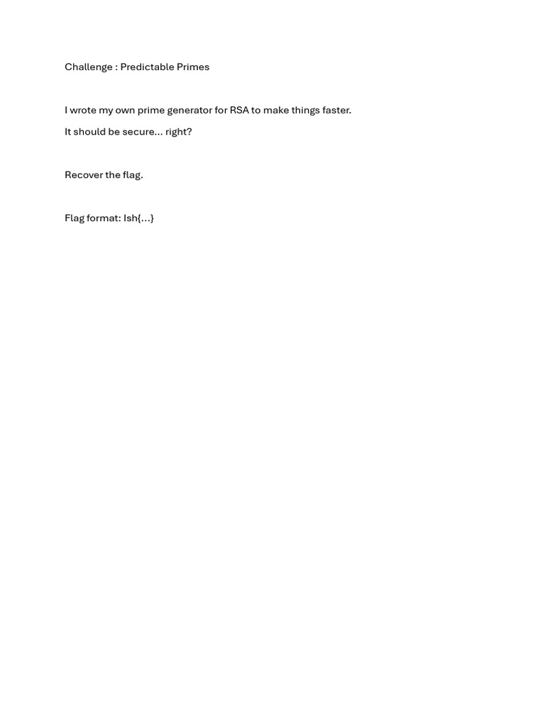 Challenge | PDF