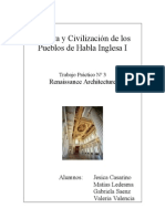 Cultura y Civilización de Los Pueblos de Habla Inglesa I: Renaissance Architecture