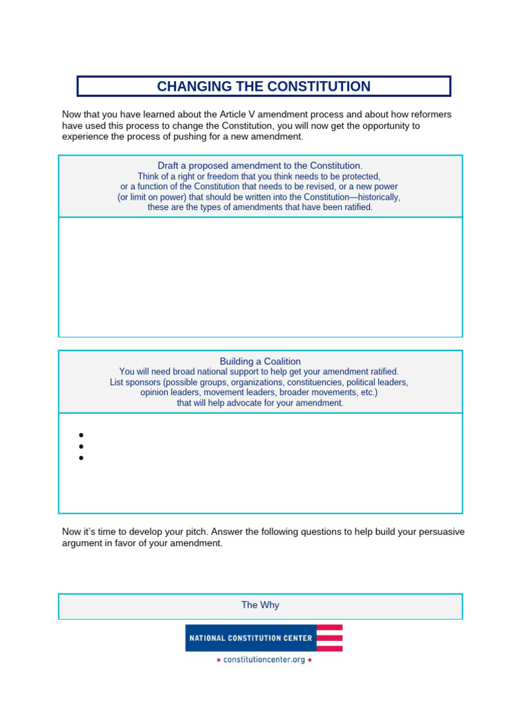 Amendment Proposal | PDF