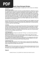 Download Homemade Laundry Soap Detergent Recipes by Andrea SN10267990 doc pdf