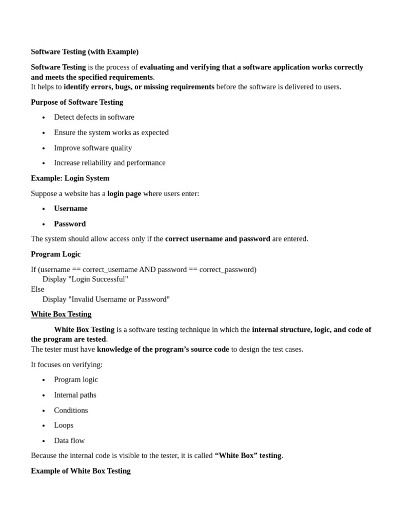 White Box Testing | PDF | Software Testing | Systems Architecture