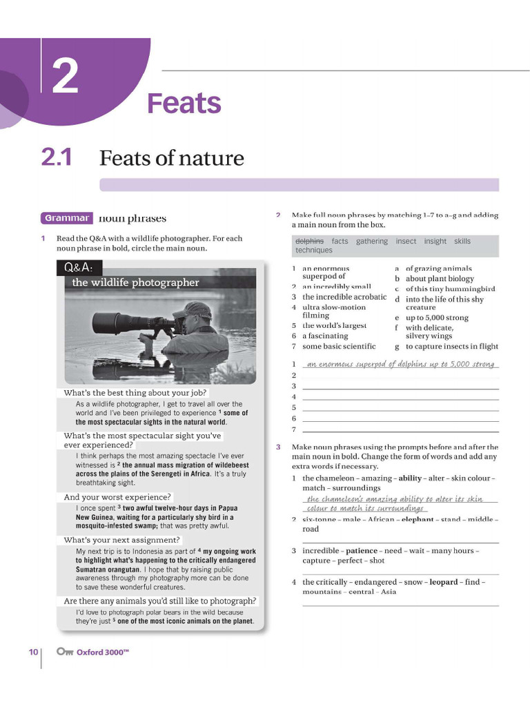 C1 Navigate Unit 2 | PDF