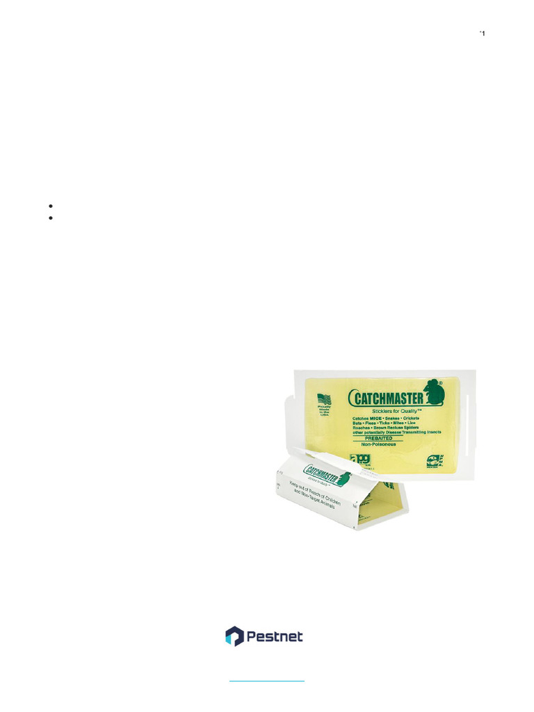 Catchmaster 72B FT | PDF