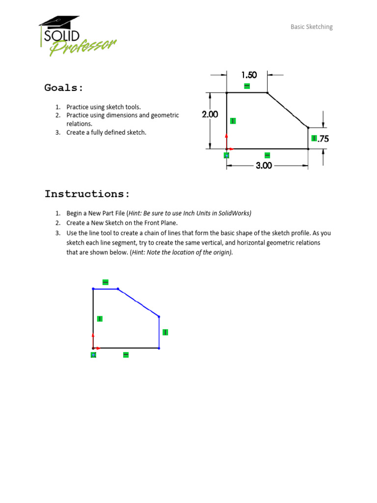 1 Cs s Basic Sketching | PDF