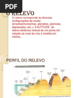 O RELEVO